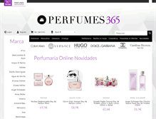 Tablet Screenshot of perfumes365.pt